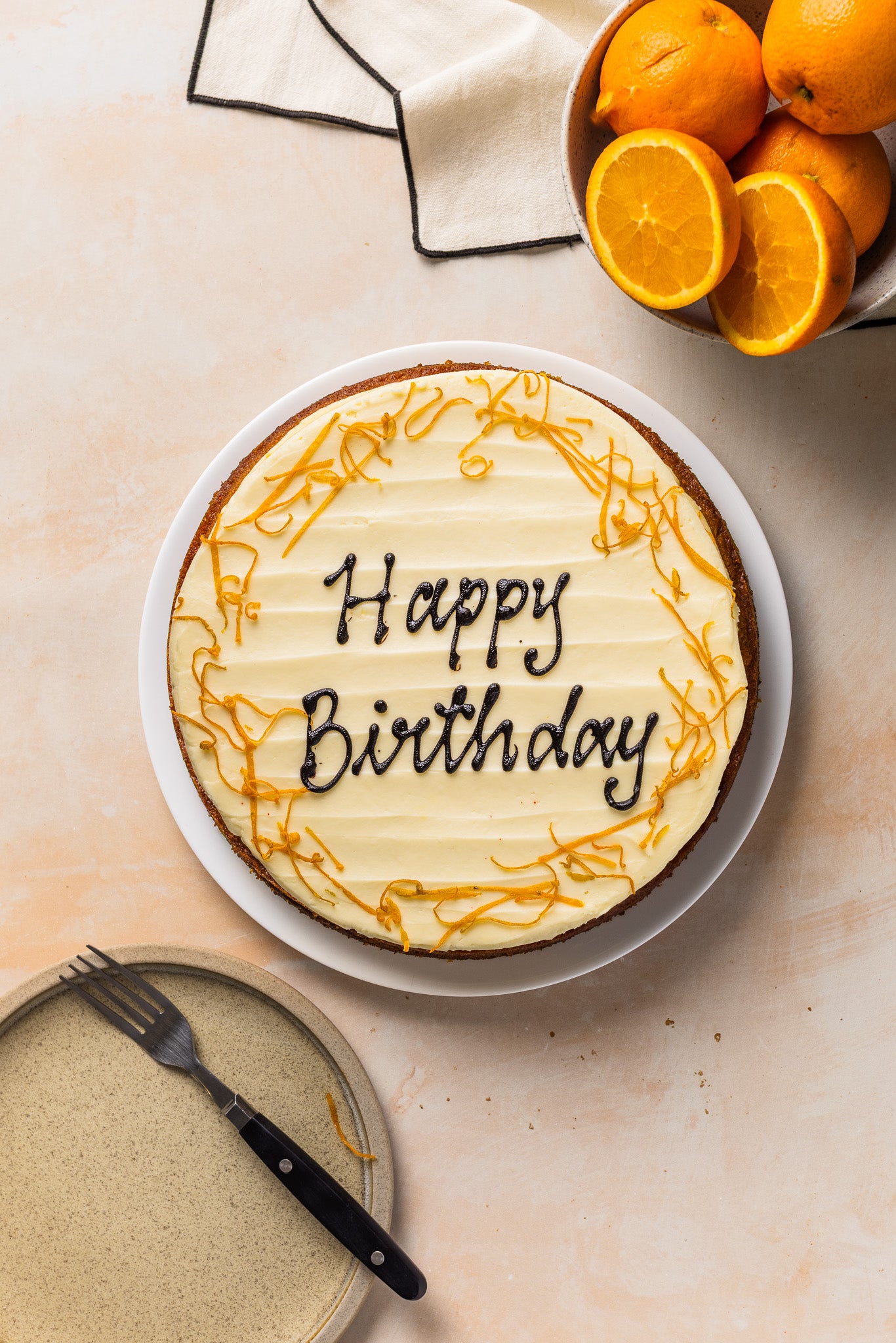 Orange Marmalade & Polenta Celebration Cake / Gluten-Free
