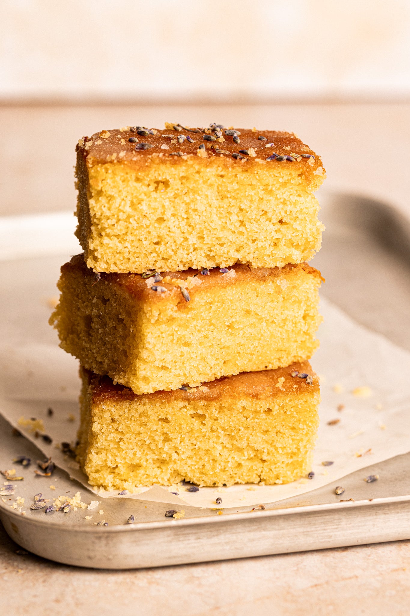 Frozen Lemon Drizzle Tray
