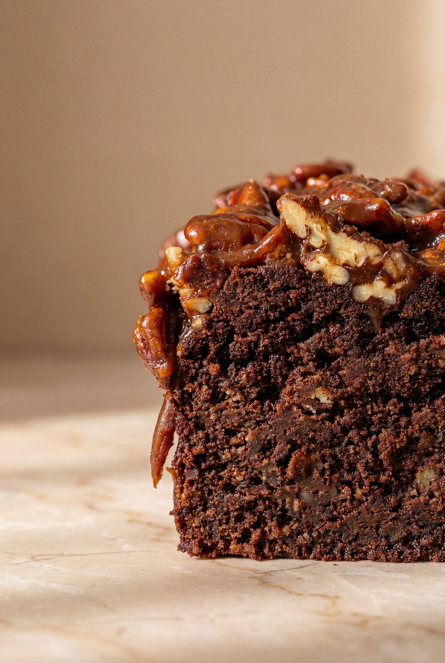 Frozen Chocolate & Pecan Caramel Loaf