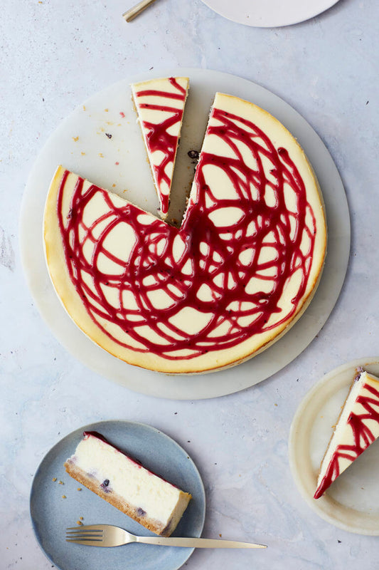 Blueberry Baked Cheesecake