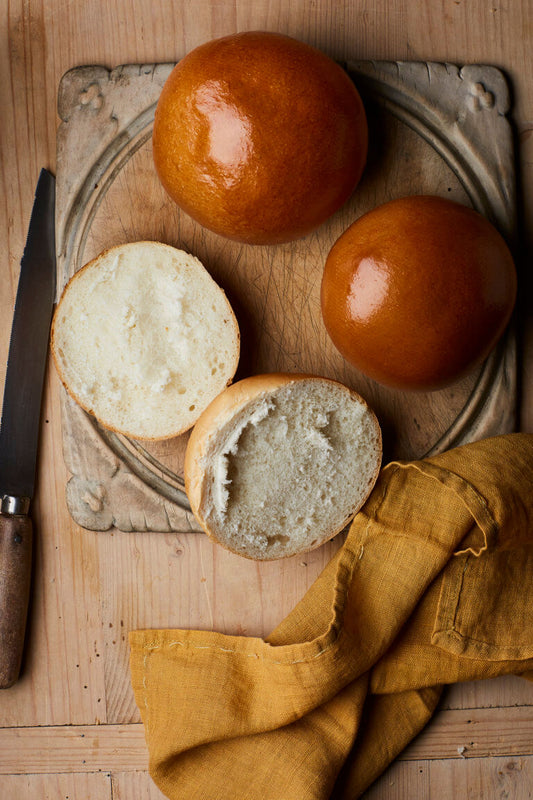 Vegan Brioche Bun 85g / Box of 50