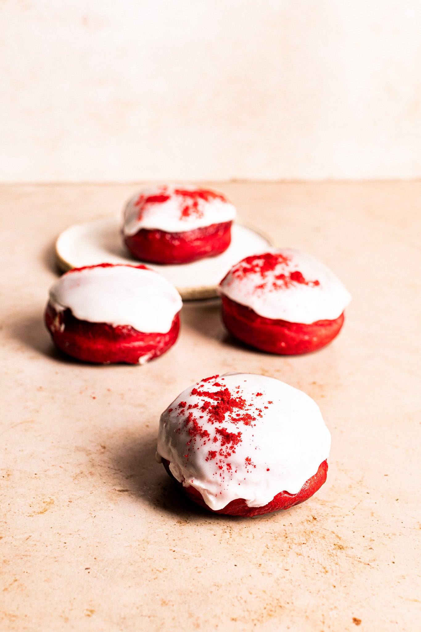 Red Velvet Doughnuts / Box of 5