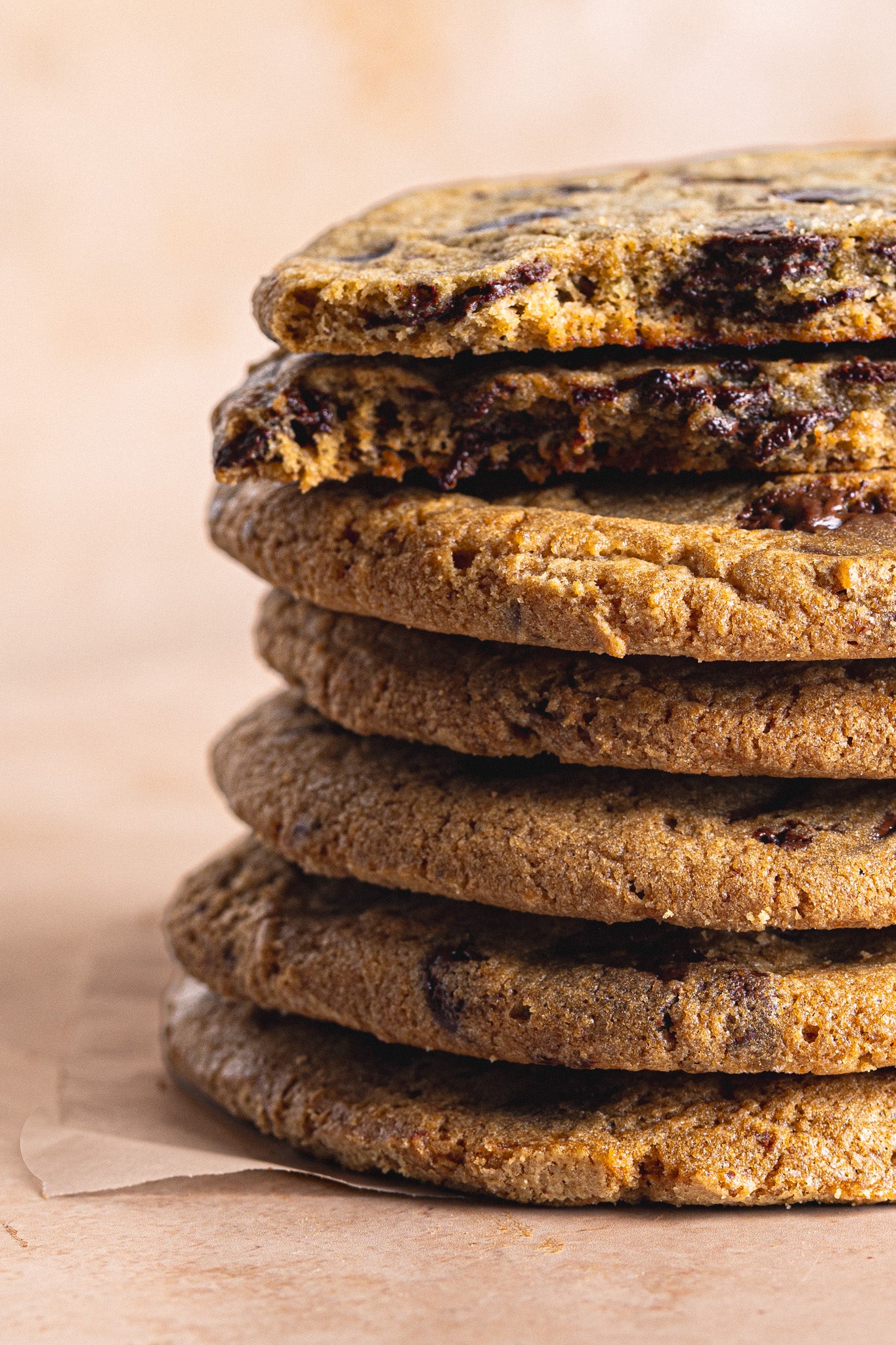Chocolate Chip Cookie Pucks / Box of 50