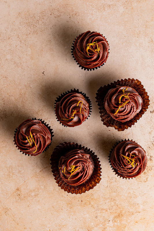 Chocolate Orange Cupcake / Box of 6