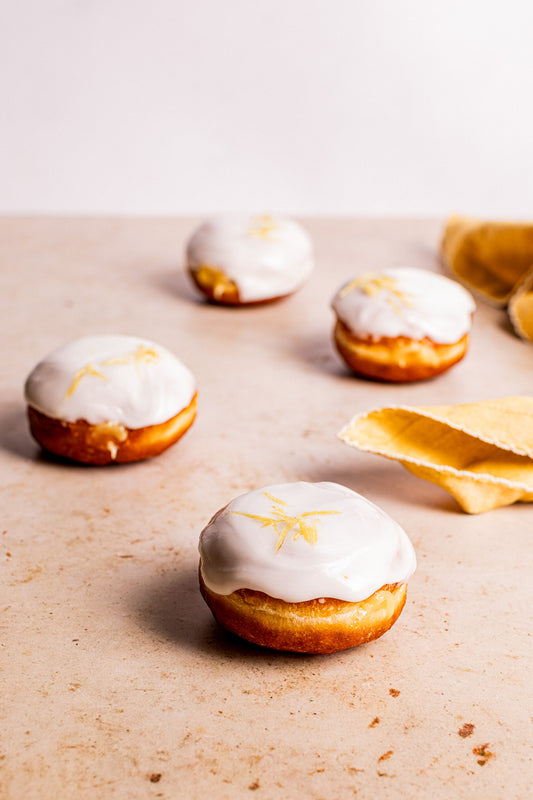 Lemon Drizzle Doughnut / Vegan / Box of 5