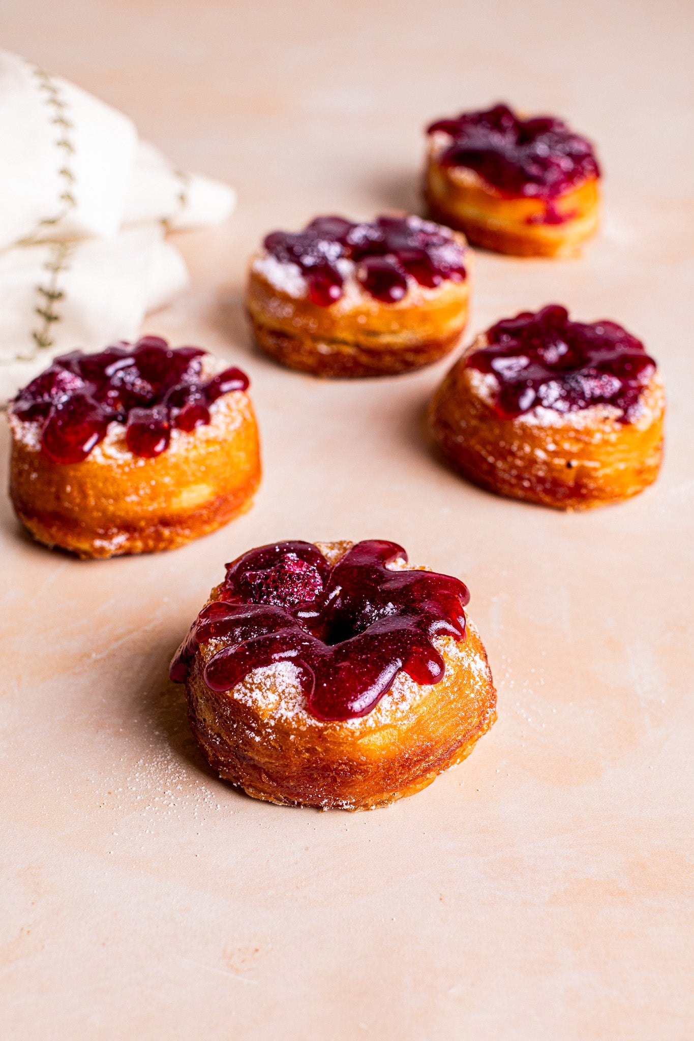 Mini Raspberry Crodoughs / Box of 9
