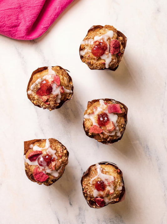 Strawberry & Macadamia Nut Muffin / Box of 12