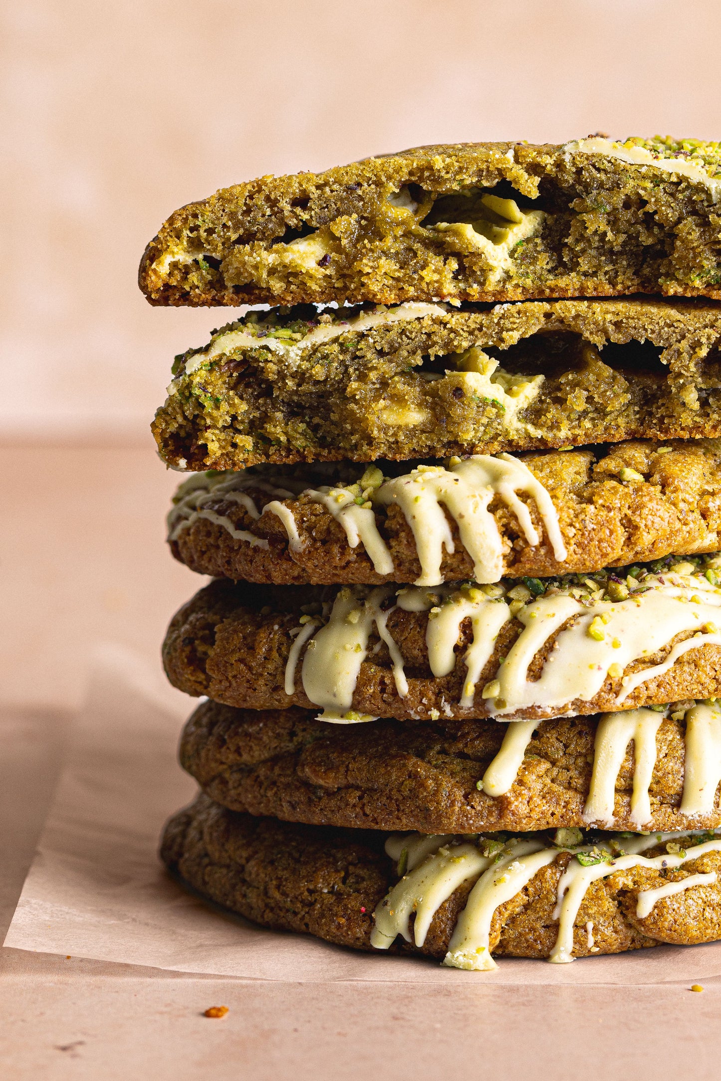 Pistachio & White Chocolate Cookie / Box of 5