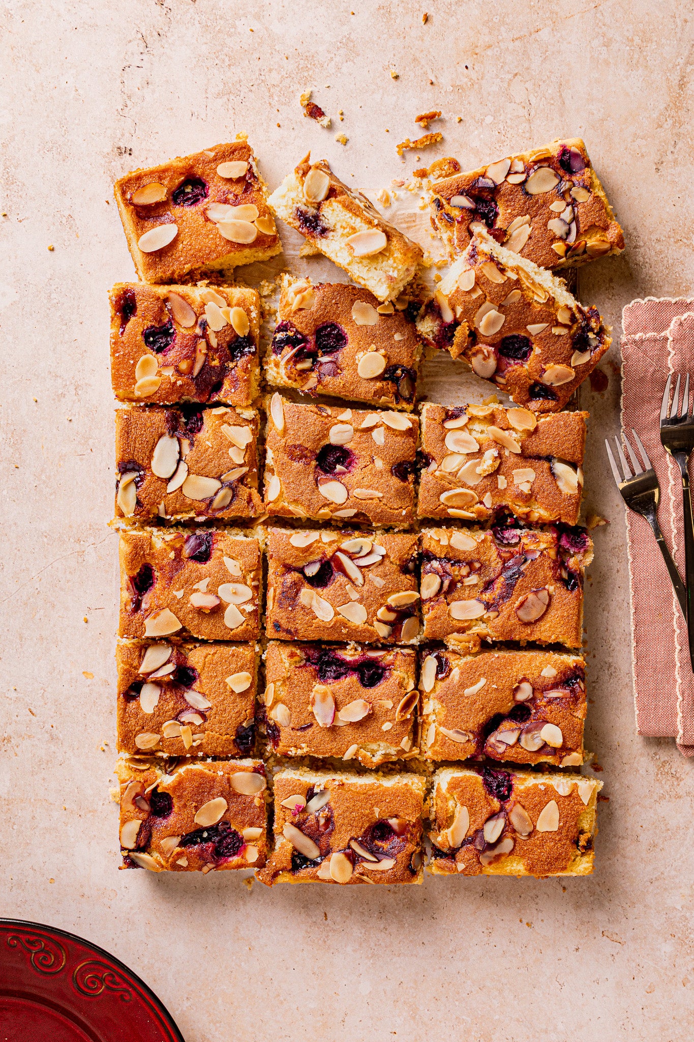 Black Cherry & Almond Bakewell Tray