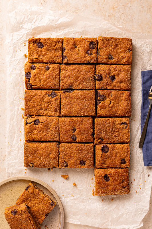Frozen Peanut Butter Blondie Tray / Vegan / Gluten-Free