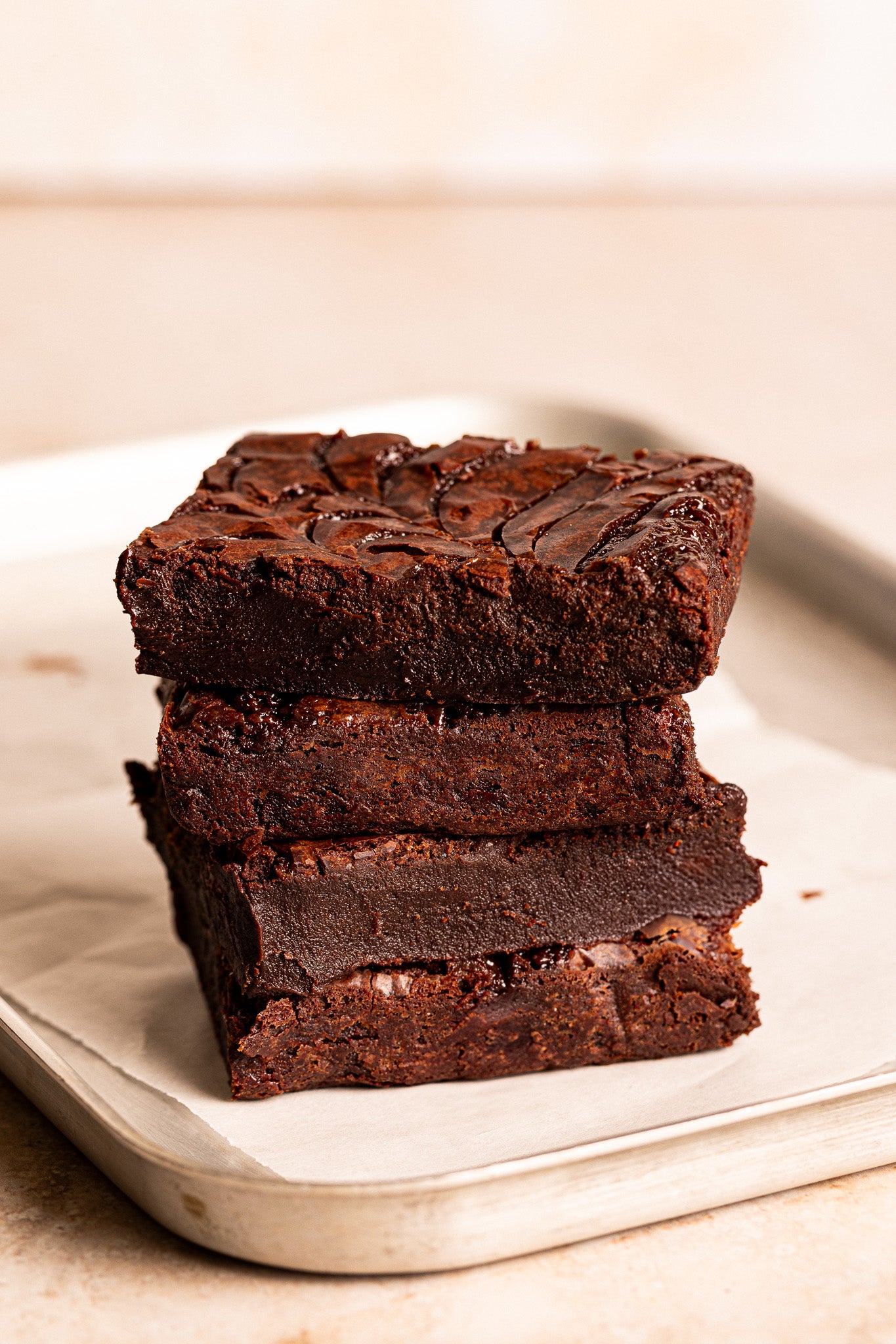 Frozen Salted Caramel Brownie Tray (Small 12 Portions)